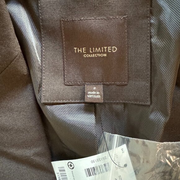 Brand New The Limited Women’s Chocolate Two Piece Blazer & Pants Set - Picture 10 of 12